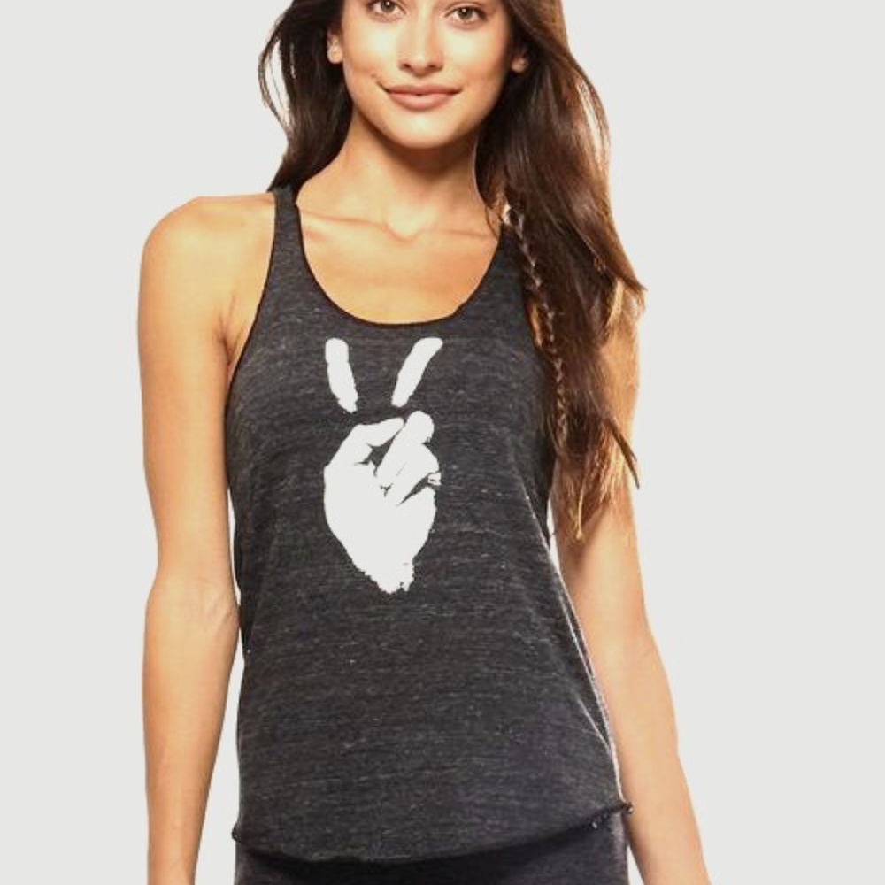 BNWT Be Love 'peace' tank